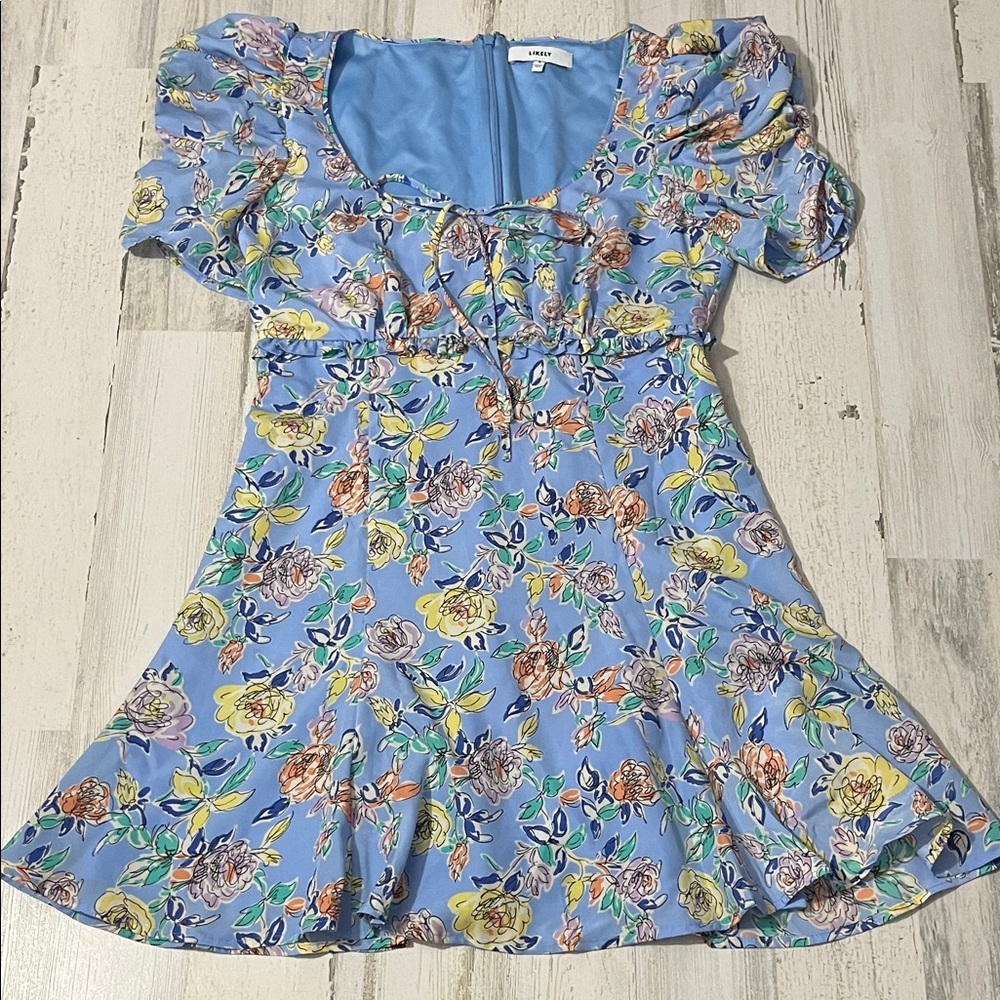 Likely X Revolve Emmy Floral Dress Size 6 - Picture 3 of 12